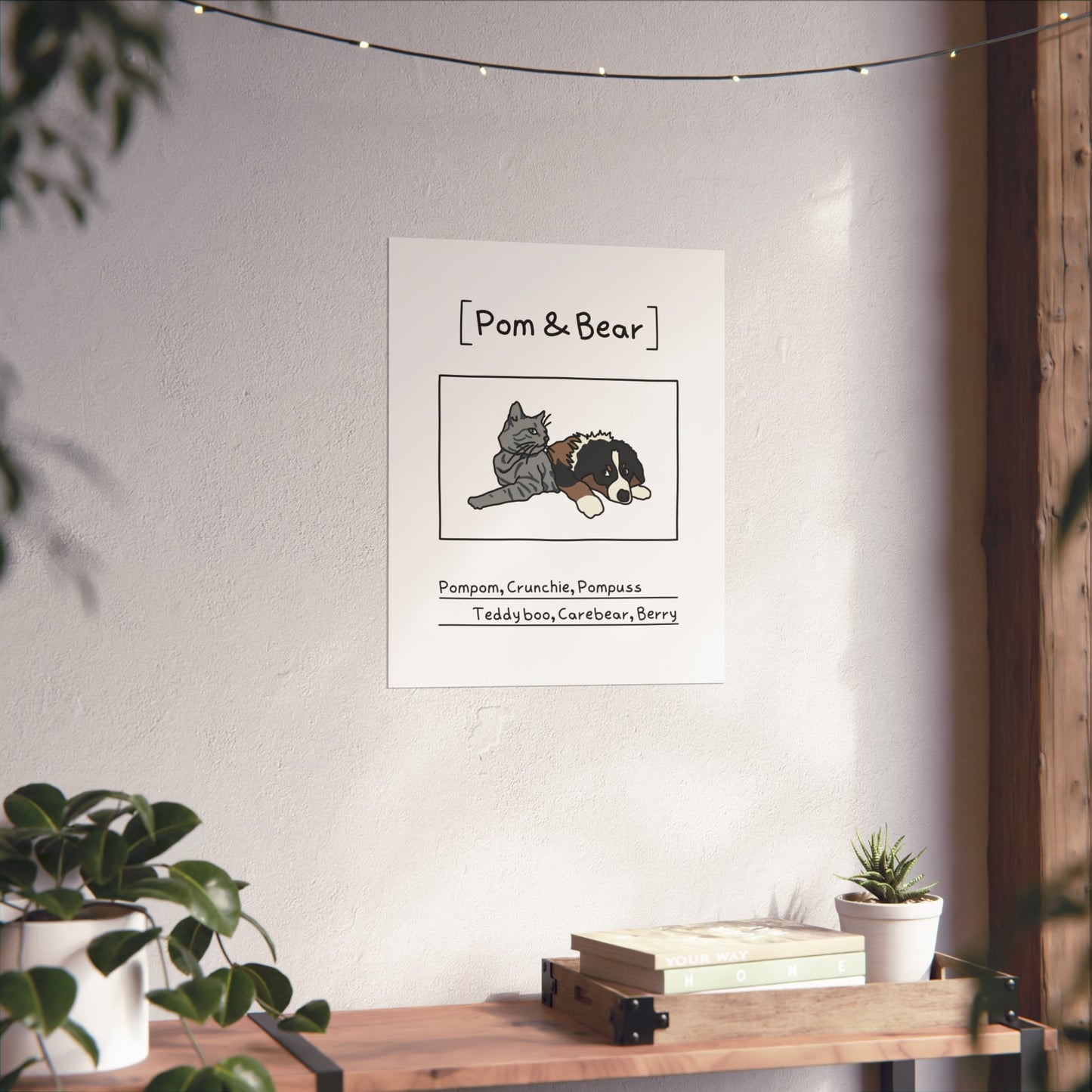 Custom Pet Portrait, Funny Nicknames - Unique Personalised Badly Drawn Cat, Dog, Any Animal Original Art