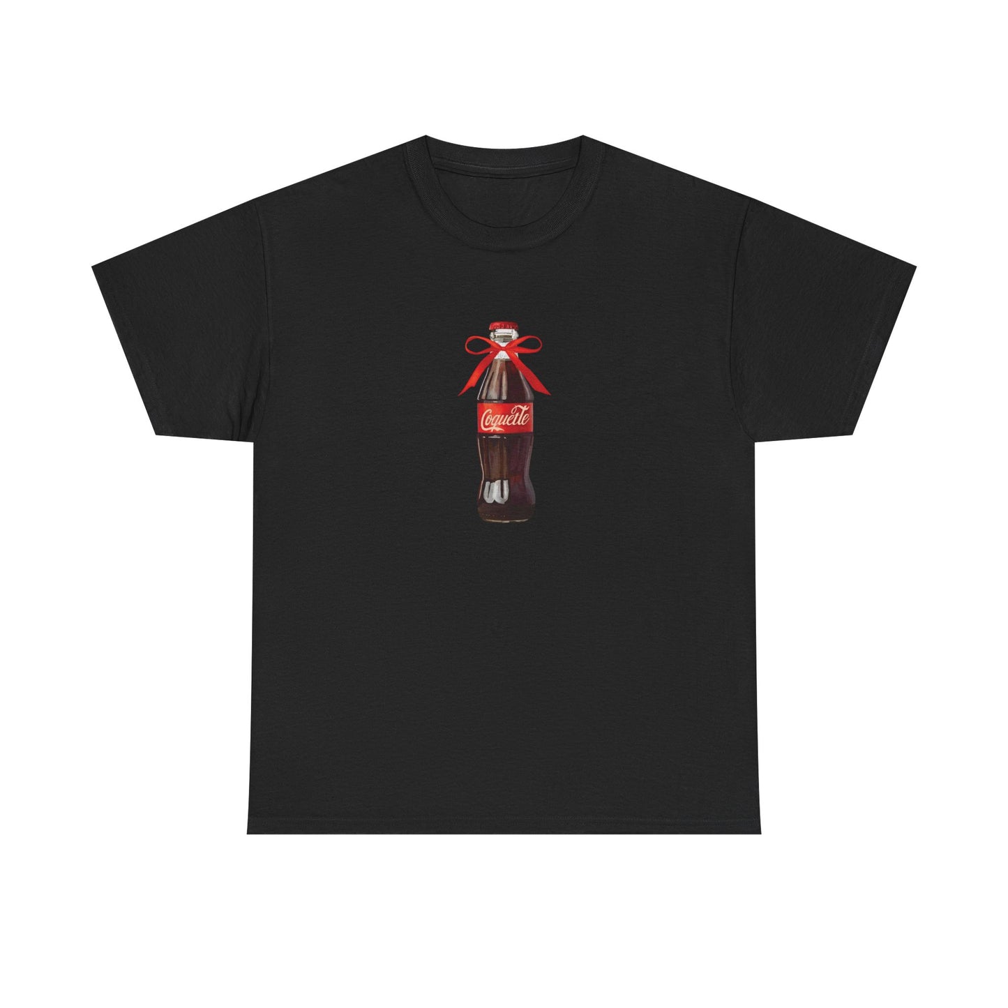 Coquette Coca Cola Tee - Coke Unisex Tshirt, Unique Design, Red Bow Shirt