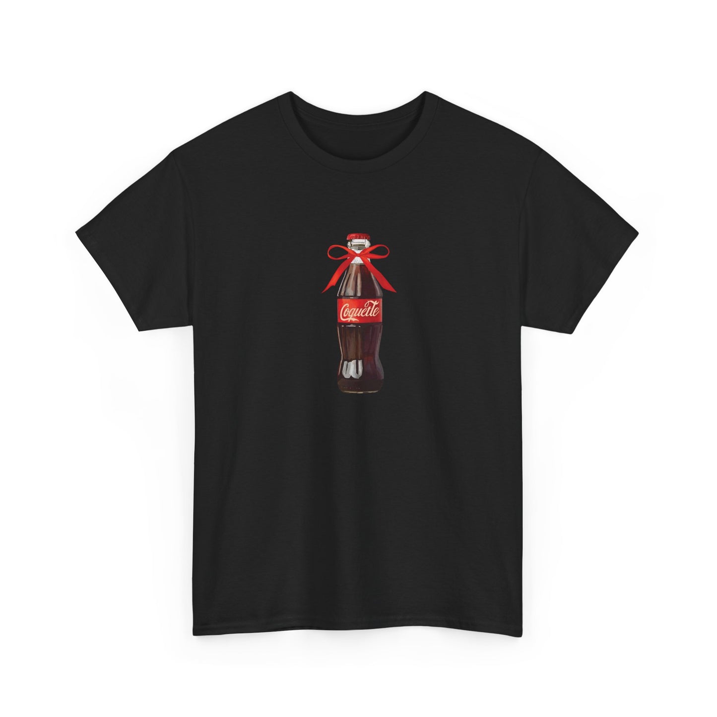 Coquette Coca Cola Tee - Coke Unisex Tshirt, Unique Design, Red Bow Shirt