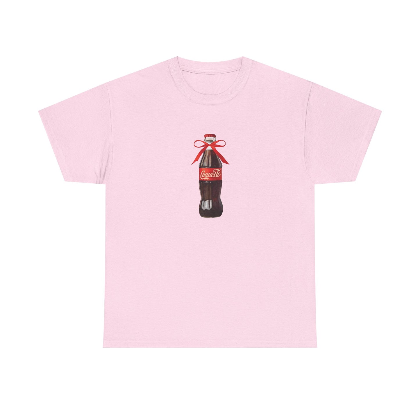 Coquette Coca Cola Tee - Coke Unisex Tshirt, Unique Design, Red Bow Shirt
