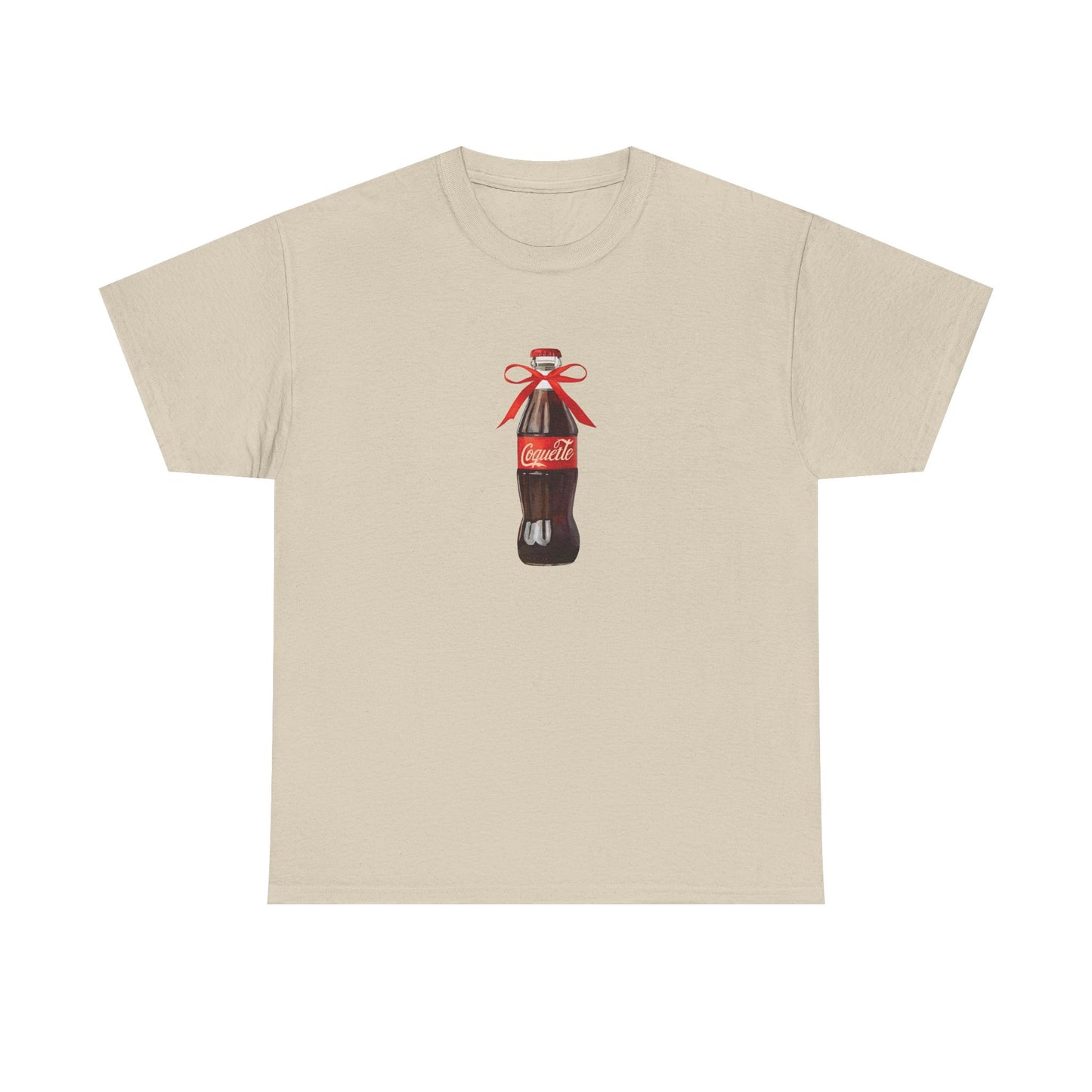 Coquette Coca Cola Tee - Coke Unisex Tshirt, Unique Design, Red Bow Shirt