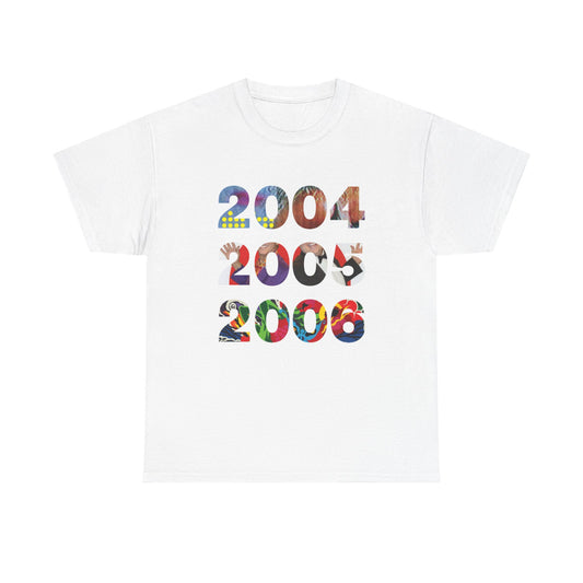 00s Nostalgia Unisex Tee - Retro 2000s Music Chart Hits - 04 05 06