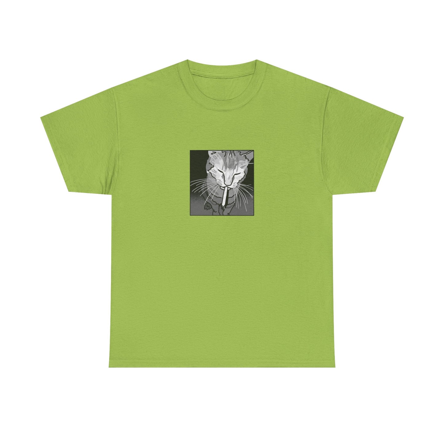 Sketchy Cat Tee - Badly Drawn Cat Shirt - Funny Meme Art, Original Alt Graphic Unisex T-Shirt