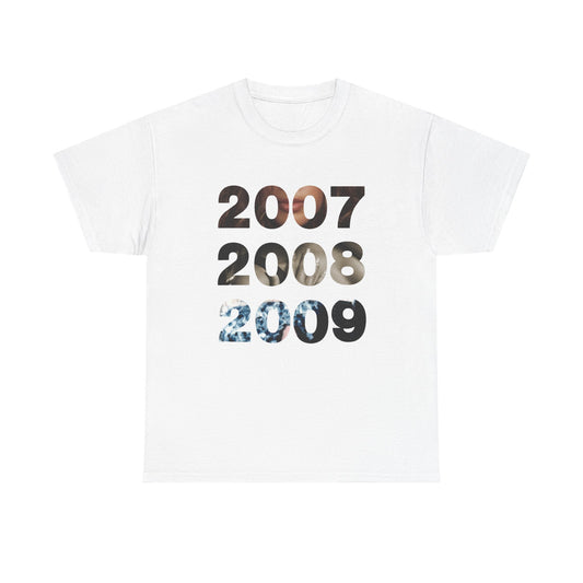00s Nostalgia Unisex Tee - Retro 2000s Music Chart Hits - 07 08 09