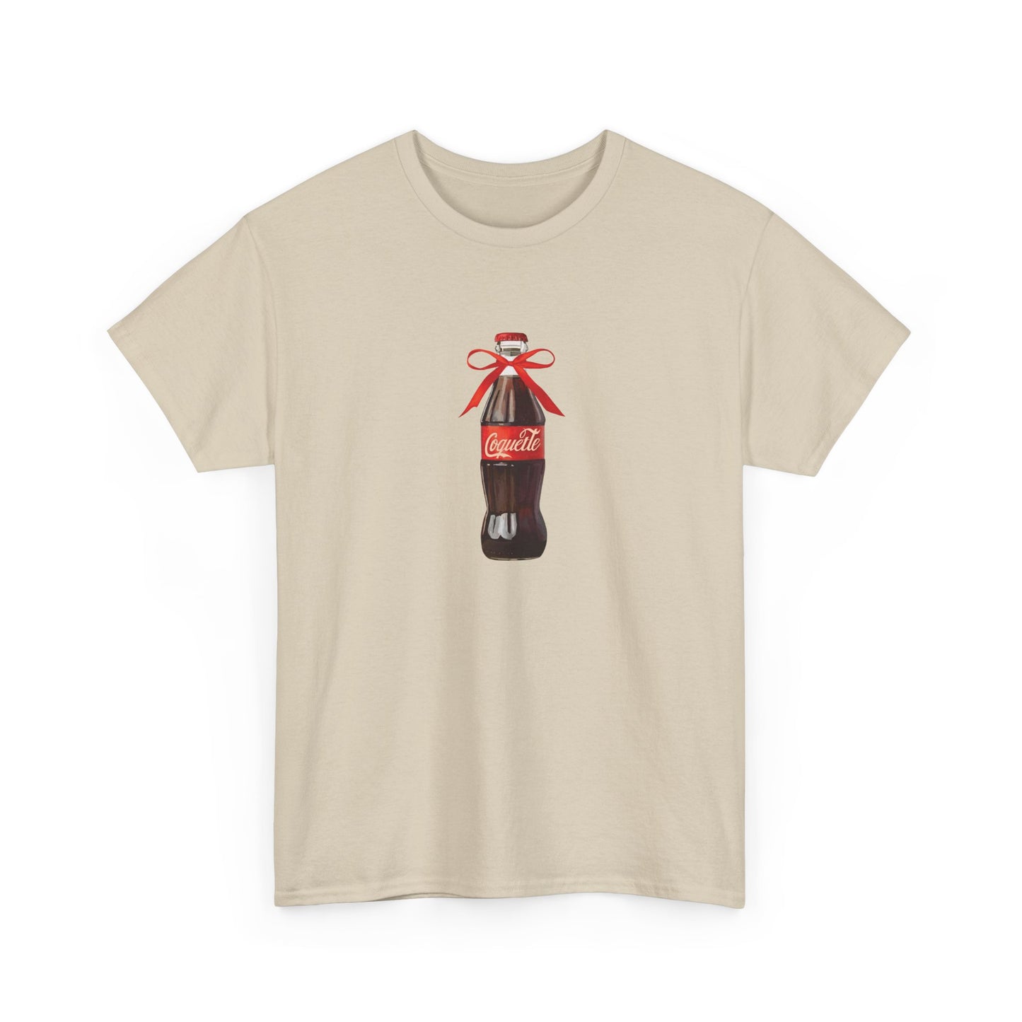 Coquette Coca Cola Tee - Coke Unisex Tshirt, Unique Design, Red Bow Shirt