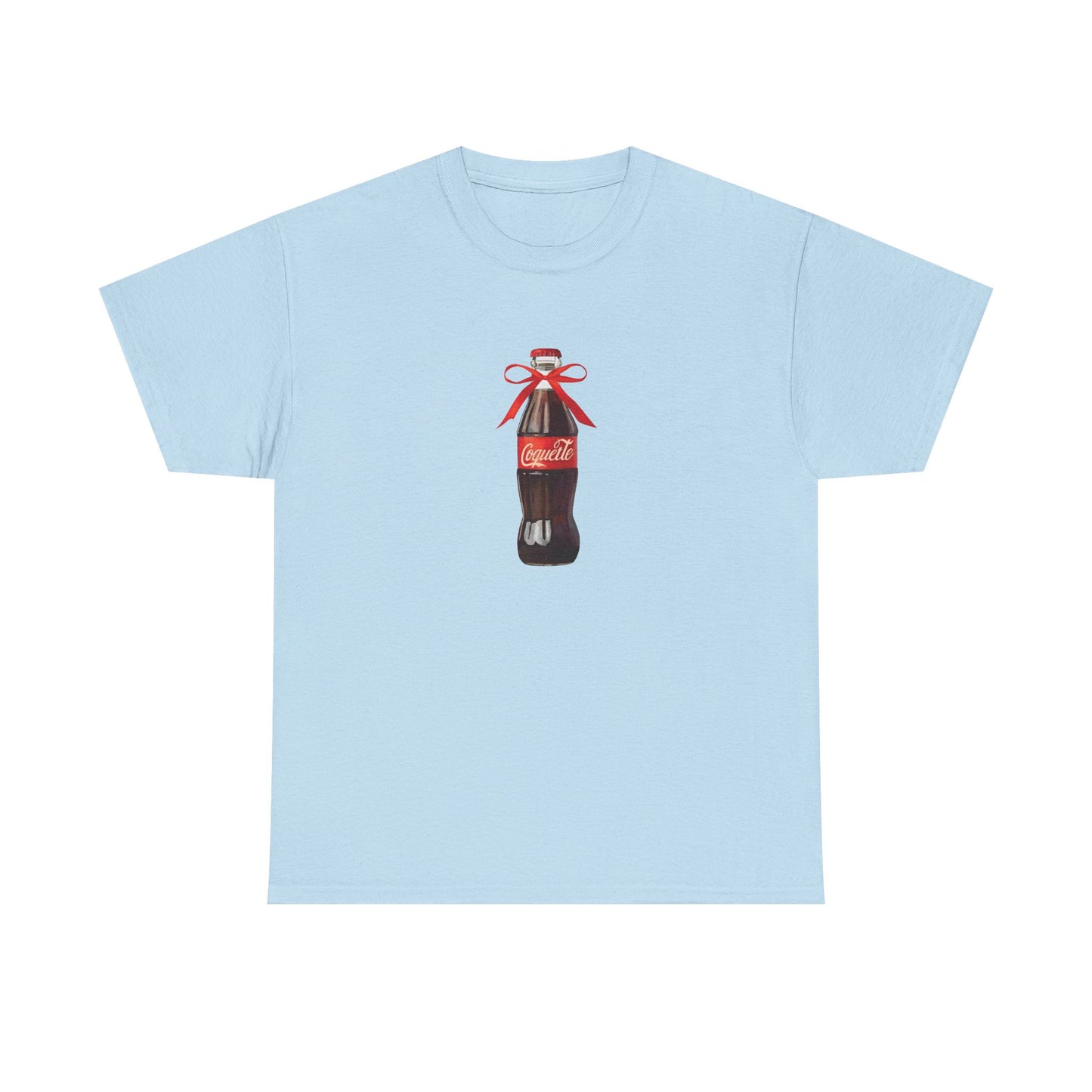 Coquette Coca Cola Tee - Coke Unisex Tshirt, Unique Design, Red Bow Shirt
