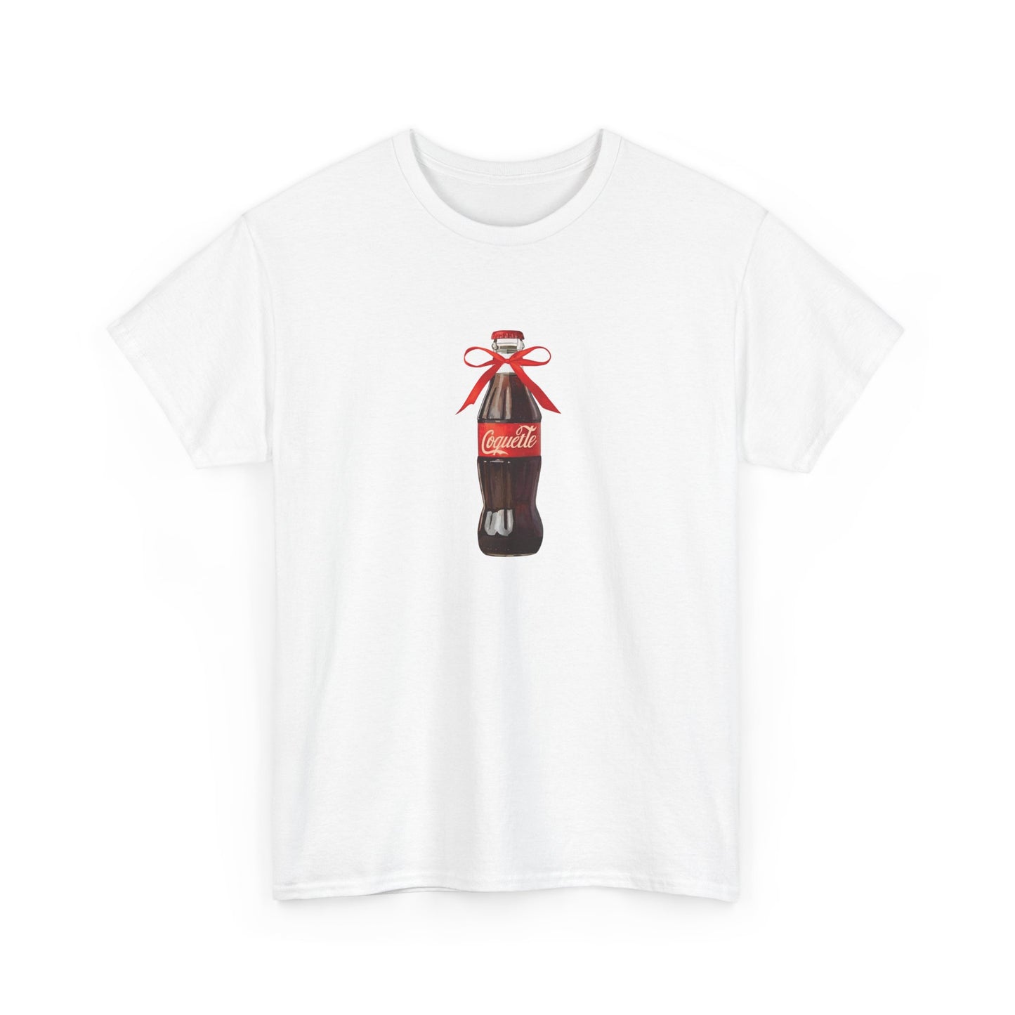 Coquette Coca Cola Tee - Coke Unisex Tshirt, Unique Design, Red Bow Shirt