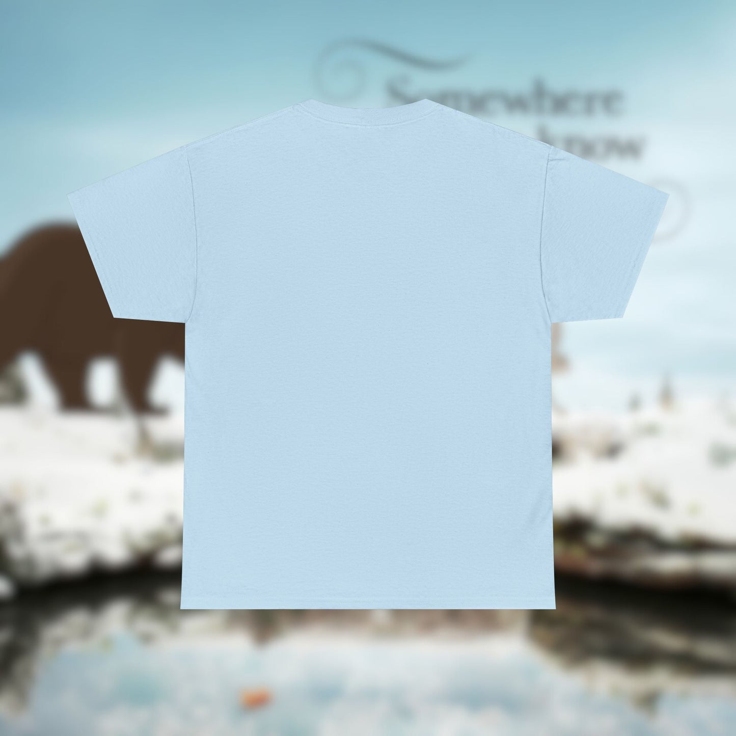 Somewhere Only We Know, Cotton Tee, Lily Allen Fan Art, Christmas Song TShirt - Unique Graphic, Unisex